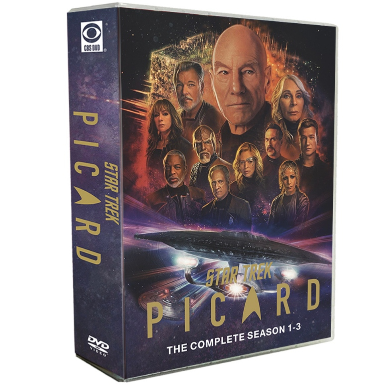 แผ่น DVD Star Trek: Picard Season 1-3 (9 แผ่น) Star Trek Picard Season 1-3 HD