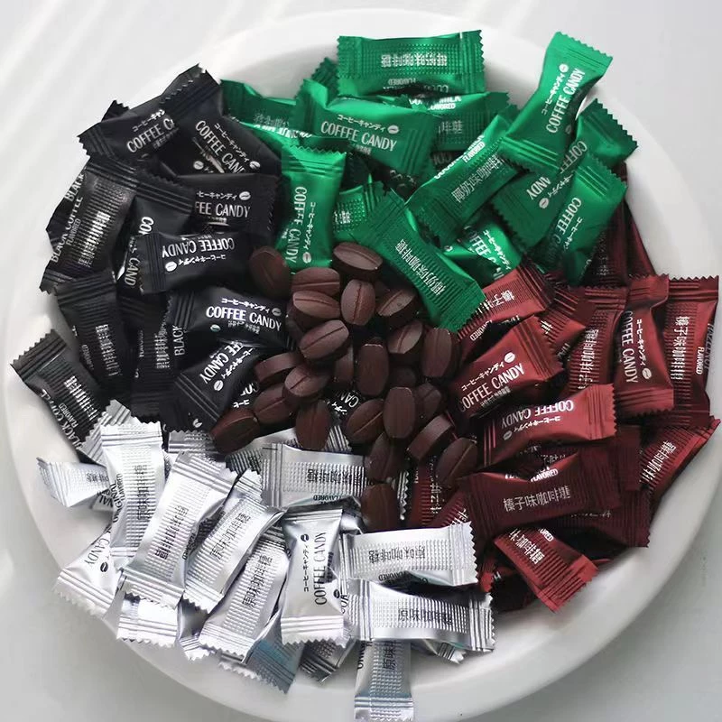 【Youxiaoka】ลูกอมกาแฟสำเร็จรูป (1กรัม/1เม็ด) coffee candyเน็ตเรดป๊อปกาแฟสำเร็จรูปน้ำตาลโกโก้ถั่วหลายรสชาติของขนมขบเคี้ยวสบาย ๆ