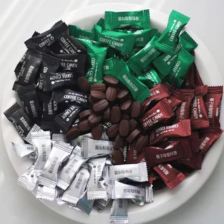 【Youxiaoka】ลูกอมกาแฟสำเร็จรูป (1กรัม/1เม็ด) coffee candyเน็ตเรดป๊อปกาแฟสำเร็จรูปน้ำตาลโกโก้ถั่วหลายรสชาติของขนมขบเคี้ยวสบาย ๆ