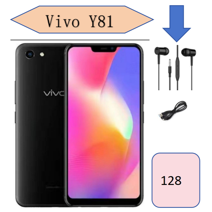 Vivo Y81 Y81S 95%new Global version กล้องสวยถ่ายรูป มือถือสวยใหม่ มือสอง