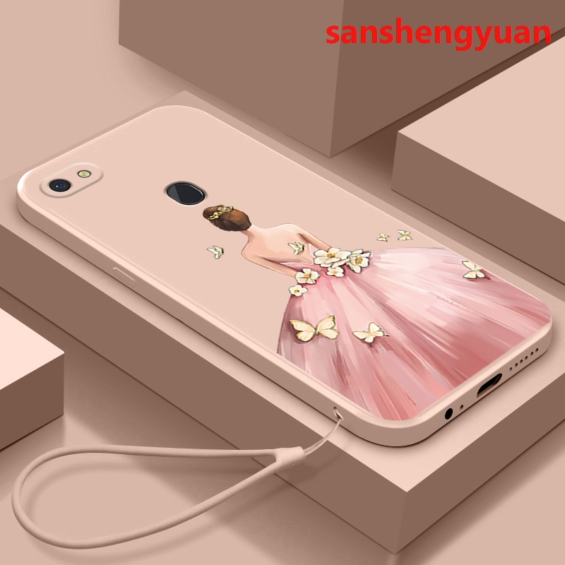 เคส ปลอก OPPO F5 F7เคสโทรศัพท์ softcase ซิลิโคนเหลวกันกระแทกฝาครอบดีไซน์ใหม่ ytbyns01