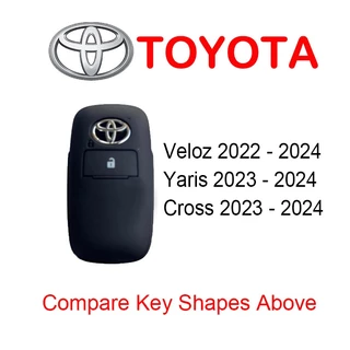 เคสกุญแจ For Toyota Veloz 2022 - 2024 Yaris Cross 2023 - 2024 ปลอกกุญแจ เคสรีโมตกุญแจ
