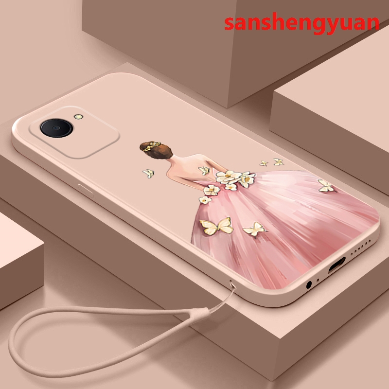 เคส ปลอก realme C30s realme C30โทรศัพท์กรณี softcase ซิลิโคนเหลวกันกระแทกปกการออกแบบใหม่ ytbyns01
