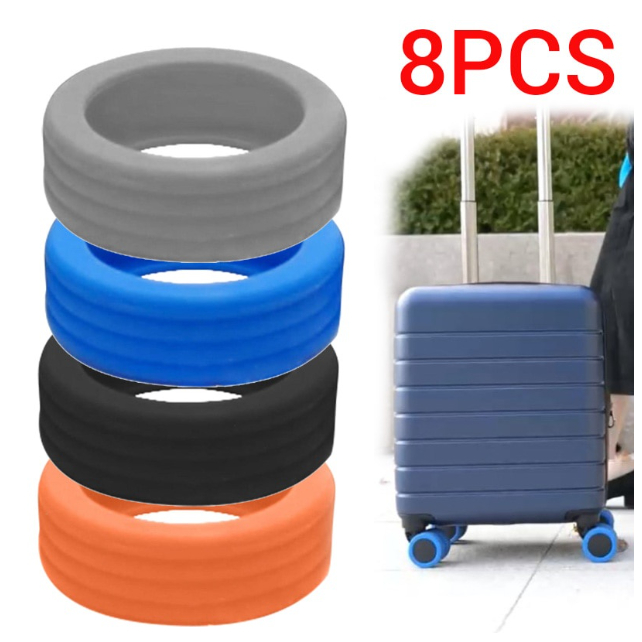 พร้อมส่งจากไทย ยางหุ้มล้อลากกระเป๋าเดินทาง  ลดเสียงรบกวน ทนต่อการสึกหรอ