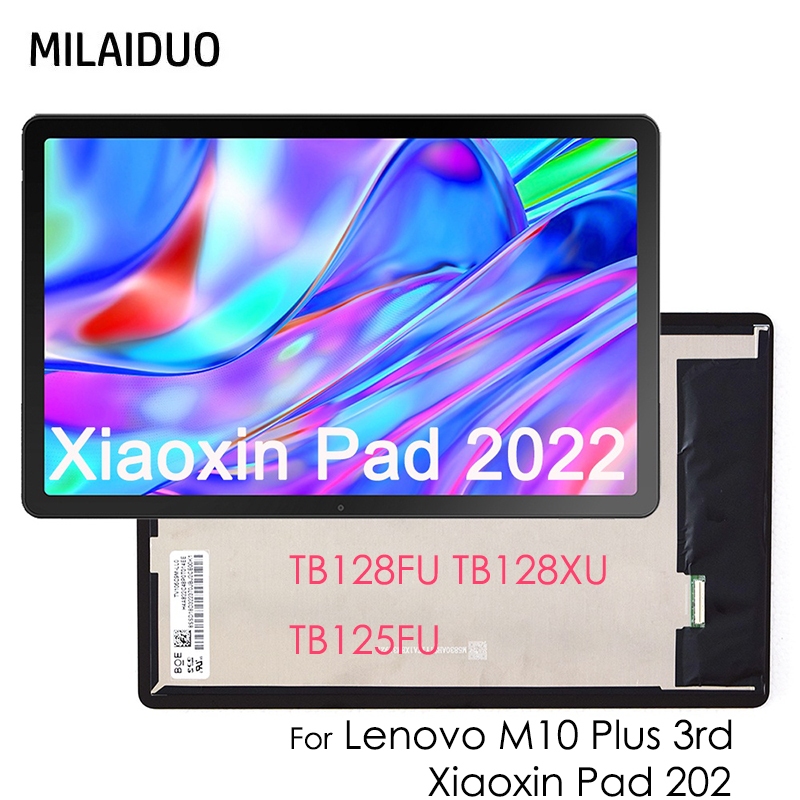 หน้าจอสัมผัสดิจิทัล LCD 10.6 สําหรับ Lenovo Xiaoxin Pad 2022 TB128FU TB128XU Tab M10 Plus 3rd Gen TB