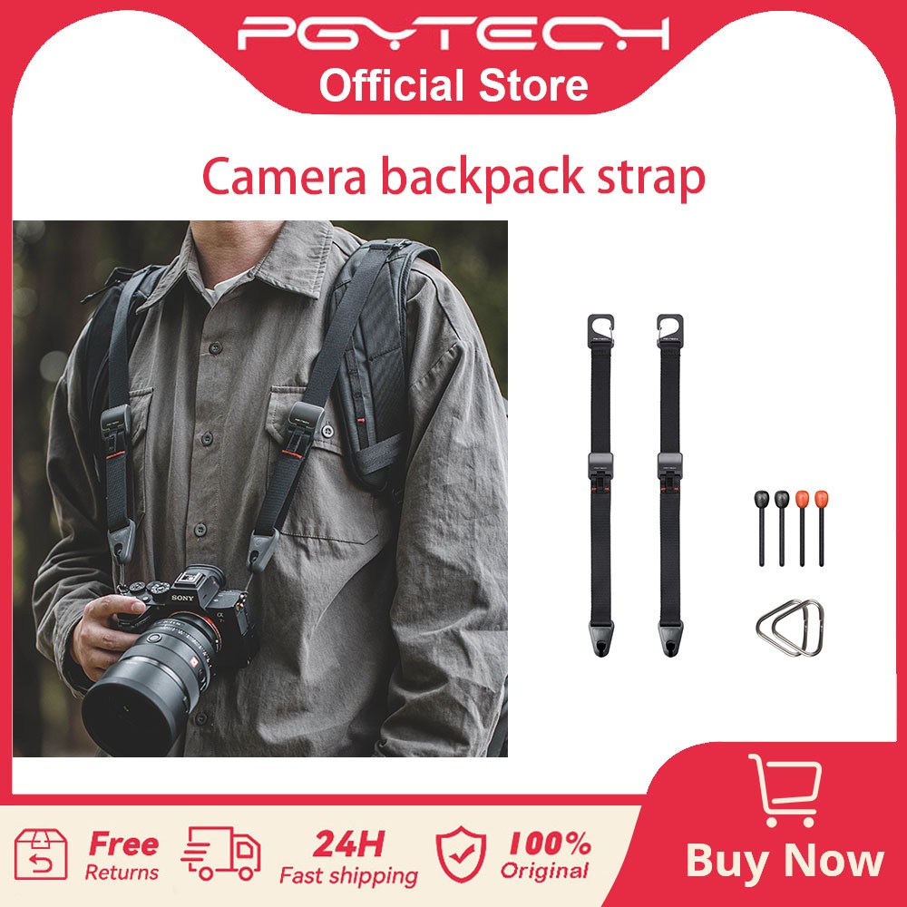 【ร้านค้าอย่างเป็นทางการ】PGYTECH สายคาดไหล่สำหรับกระเป๋ากล้อง - สายไหล่สำหรับกระเป๋ากล้องกล้องมิเรอร์เลสสำหรับกล้อง Canon/Sony/Fuji