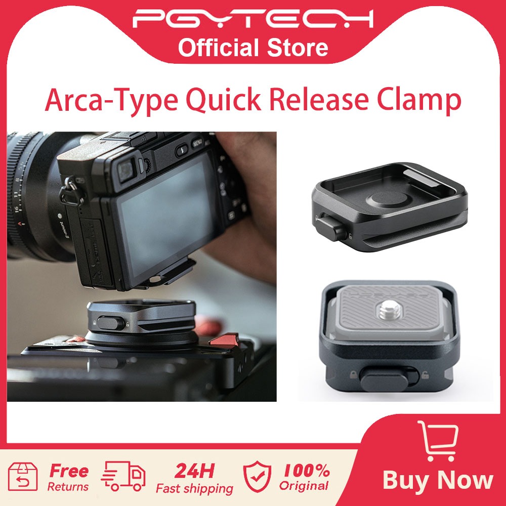 【ร้านค้าอย่างเป็นทางการ】PGYTECH ฐานปล่องออก Akac Quick Release - แผงยึดกล้องสำหรับกล้องมิเรอร์เลสไมโครโฟนสมาร์ทโฟนกิมบอลสไลด์ การถ่ายภาพหลากหลาย