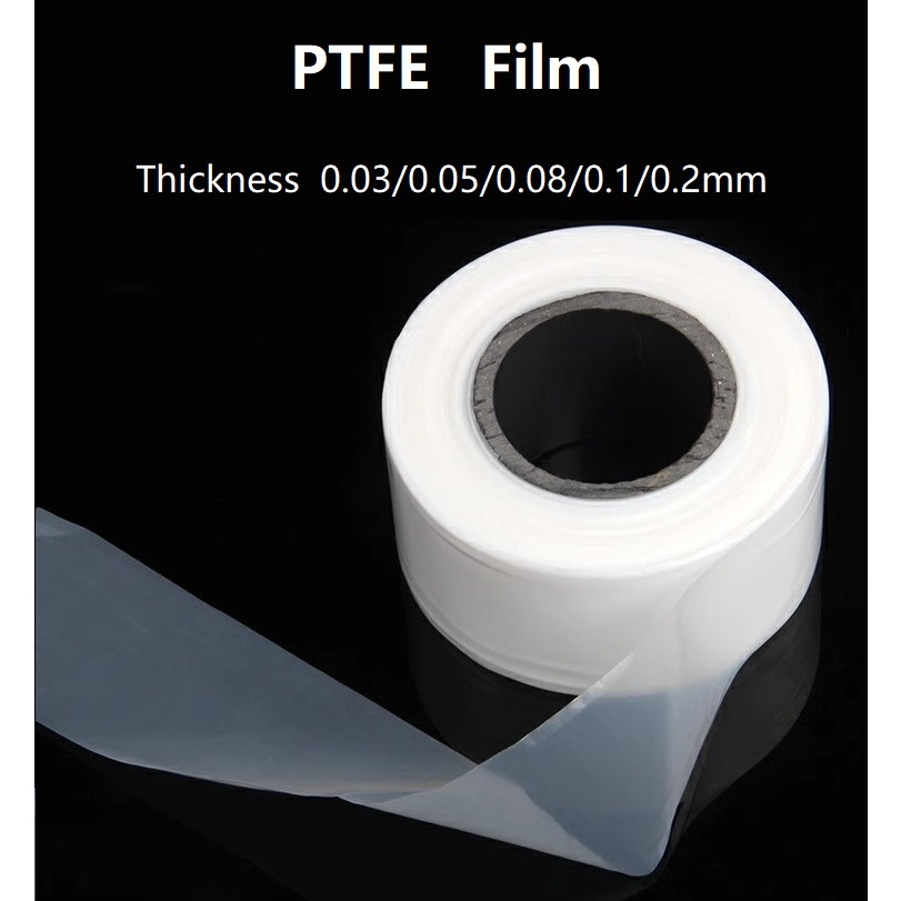 5M PTFE Film Sheet Thickness 0.03/0.05/0.08/0.1/0.2mm Corrosion Resistant High Temperature Plate Plastics แผ่นฟิล์มพลาสติก PTFE หนา ทนต่อการกัดกร่อน อุณหภูมิสูง