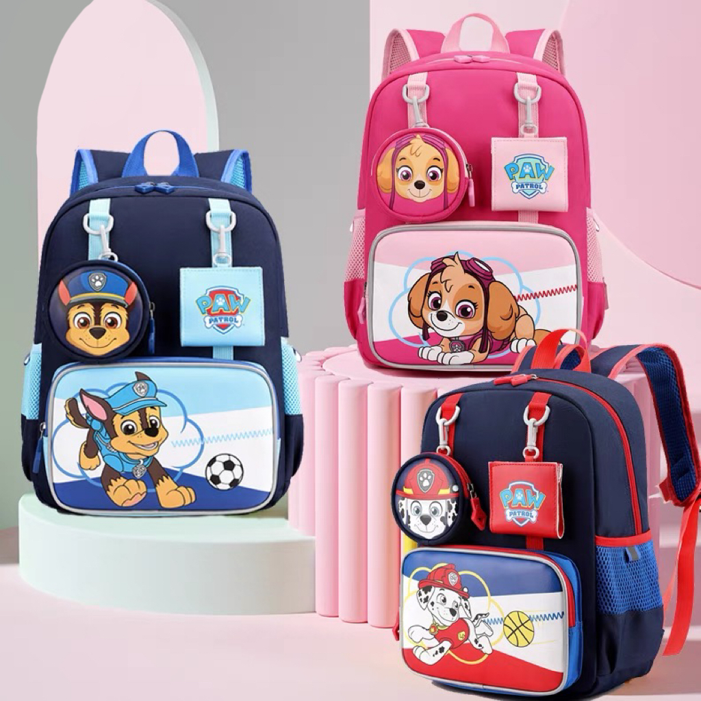 Paw Patrol กระเป๋าเป้สะพายหลัง กระเป๋านักเรียน กันลื่น จุของได้เยอะ สําหรับเด็กนักเรียนประถม