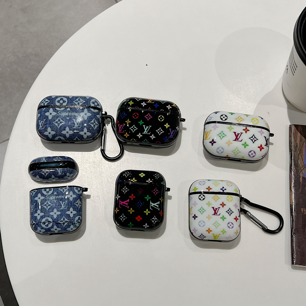 เคสหูฟัง หรูหรา สําหรับ Airpods pro gen 2 1 2 pro 3 ลายแบรนด์หรู
