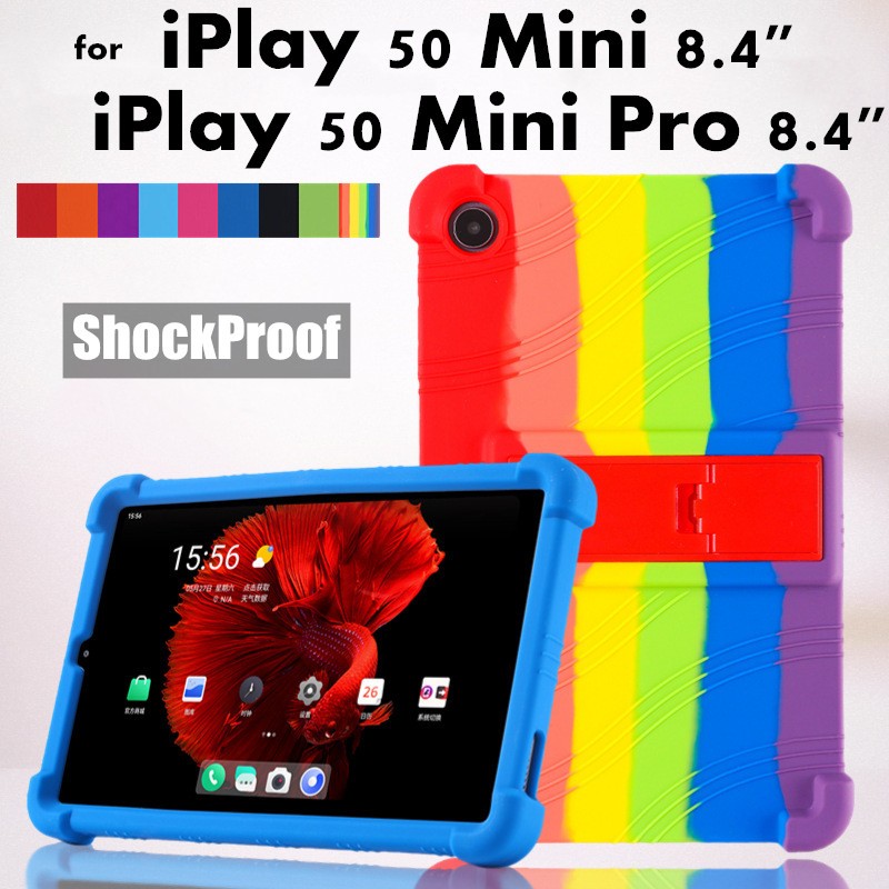 Alldocube iPlay 50 Mini NFC Pro 8.4 inch Cover Tablet Shockproof Case Soft Silicone Adjustable Stand Shell