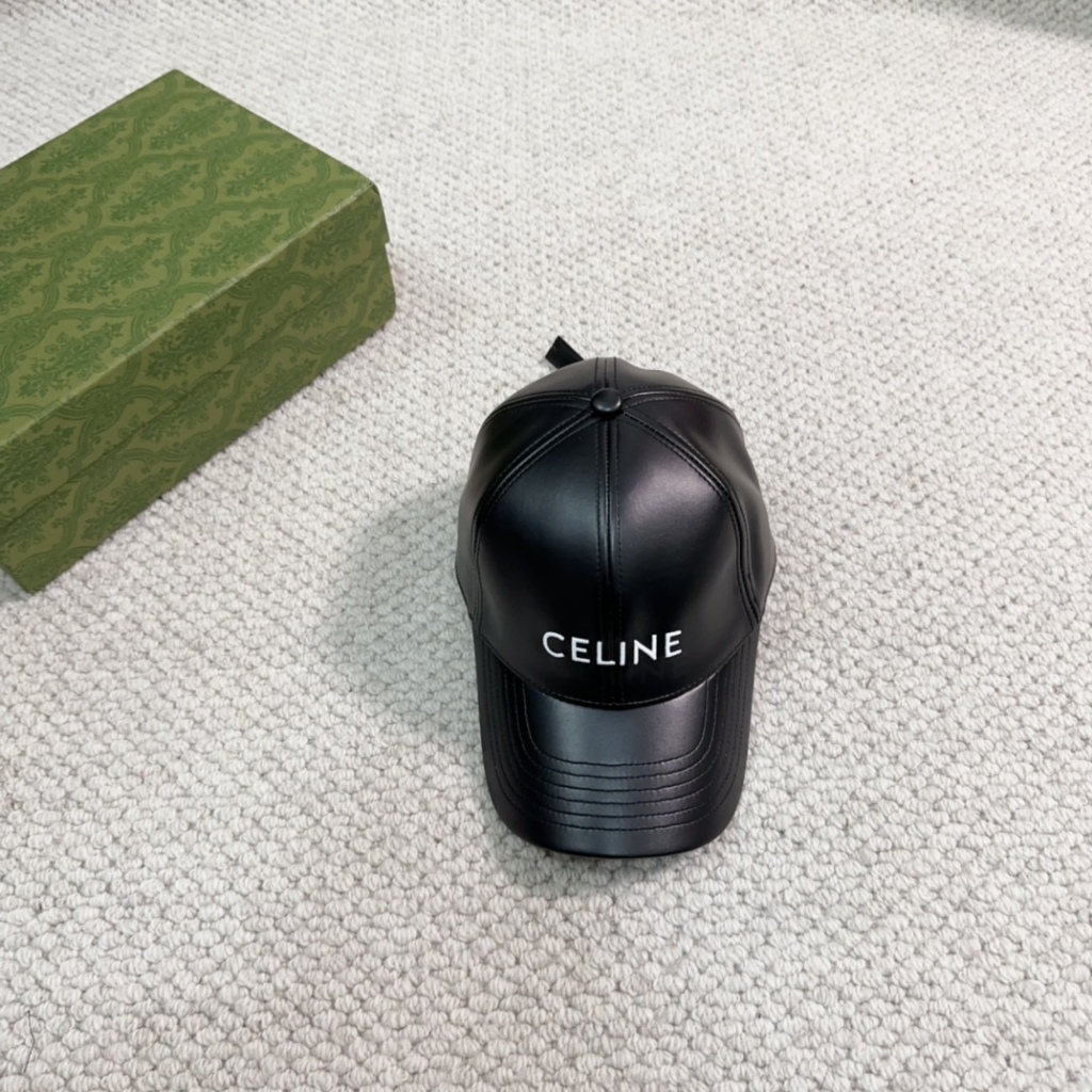 Gz1124 CELIN * หมวกเบสบอล หนัง พิมพ์ลายตัวอักษร ยอดนิยม