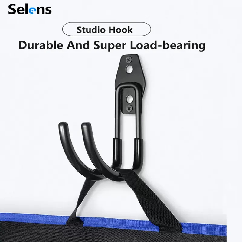 Selens Studio Hook 1 ชิ้น อุปกรณ์ถ่ายภาพที่แข็งแกร่ง เครื่องมือจัดเก็บที่มั่นคง สําหรับกล่องไฟ Softbox