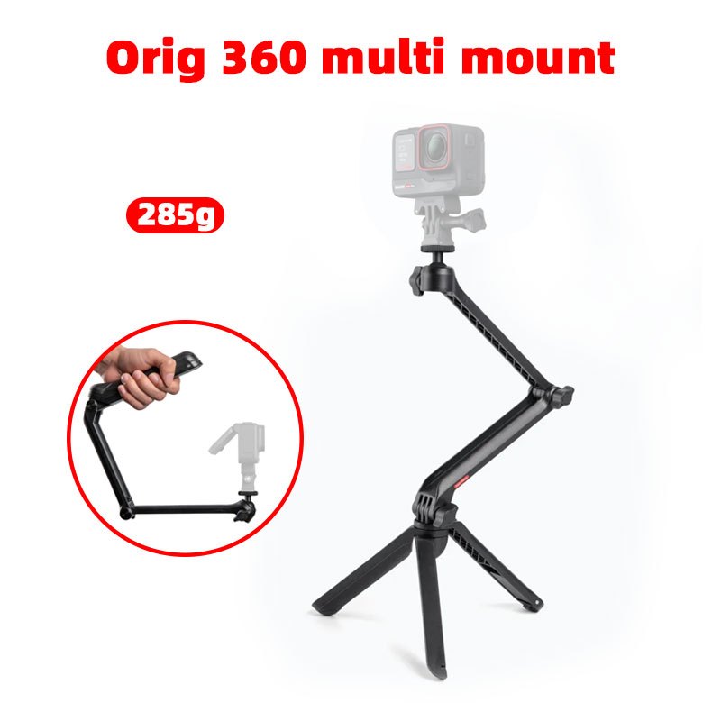 Orig insta360 ขาตั้งกล้องไม้เซลฟี่ 360 องศา อุปกรณ์เสริม สําหรับ GO 3 GO 2 GO ONE R ONE RS Ace Ace Pro Multi Mount