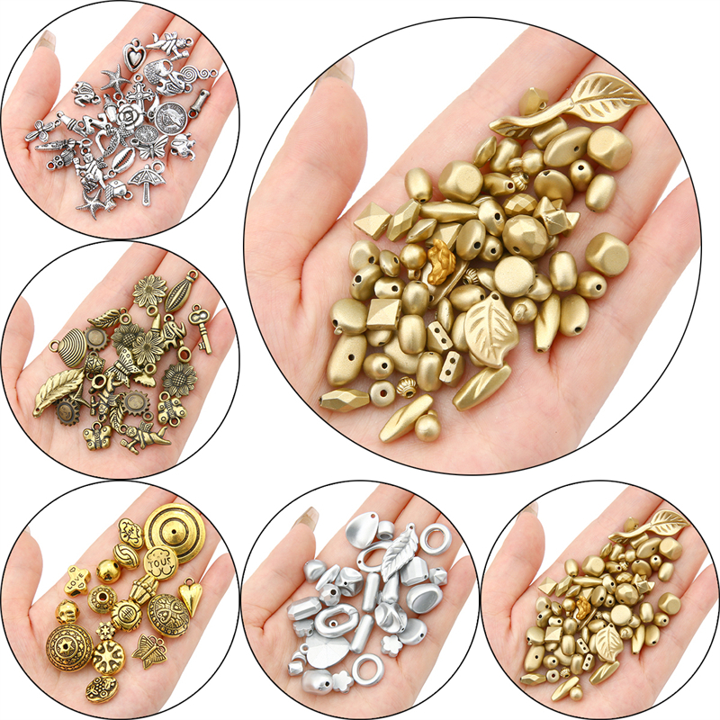 ชarm อะคริลิคหลากหลายรูปร่าง 30 กรัม/ถุง สุ่มมาพร้อมลูกปัดสำหรับทำสร้อยคอและสร้อยข้อมือ DIY - รูปที่ 3