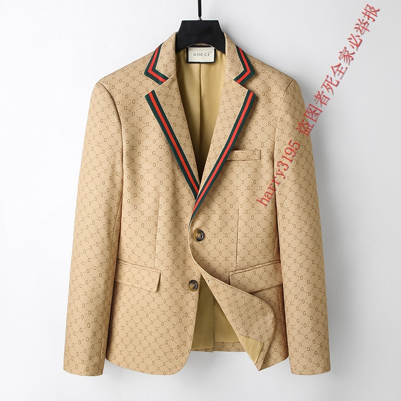 New_gucci เสื้อคลุมแจ็คเก็ตเบลเซอร์ลําลองผู้ชาย Size S-XXXL PP934