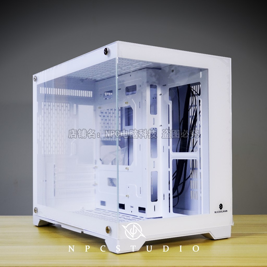 Coolman Lonely Brave M-ATX Panorama Gaming Case กระจกนิรภัย 240/360