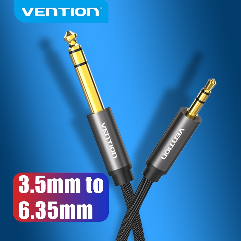 Vention สายเคเบิ้ลเสียงสเตอริโอ 1/8 ตัวผู้ trs to 6. 1/4 ตัวผู้ สําหรับ 6.5 มม. BAI