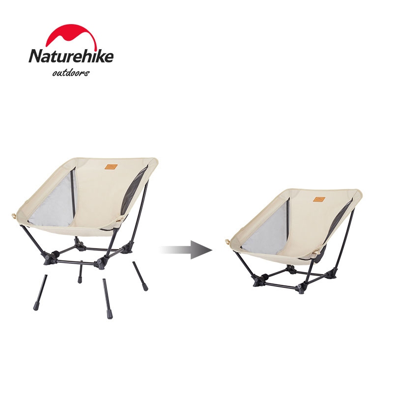 Naturehike เก้าอี้ปิกนิก YL13 ปรับความสูงได้ น้ําหนักเบา สําหรับตั้งแคมป์ เดินป่า ชายหาด กลางแจ้ง