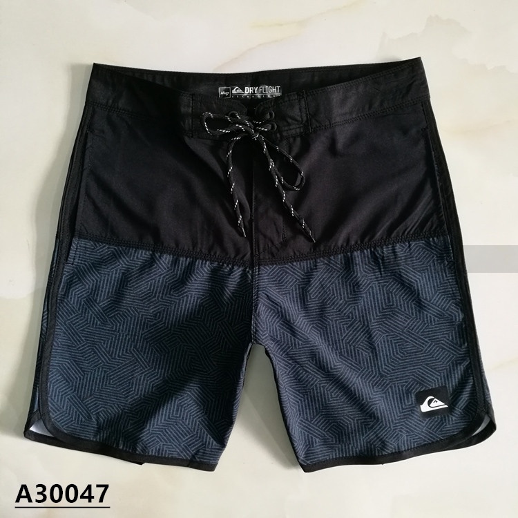 กางเกงขาสั้น กางเกงชายหาด แบบแห้งเร็ว กันน้ํา มีกระเป๋าคู่ สําหรับผู้ชาย A30047