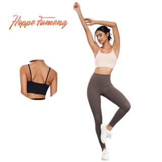 Hoppe Fumeng เสื้อชั้นในโยคะ 2 ชิ้นและกางเกงขายาวเอวสูงสําหร…