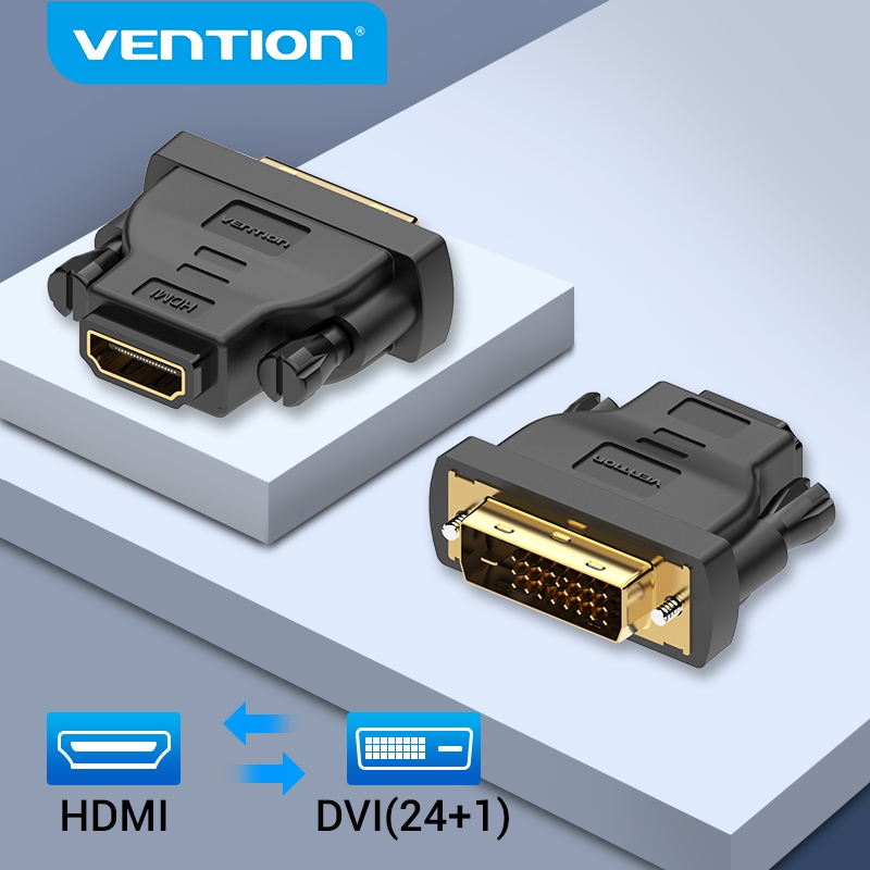 Vention DVI To HDMI To DVI ตัวแปลง 24+1 DVI 1080P HDMI Adapter ECD