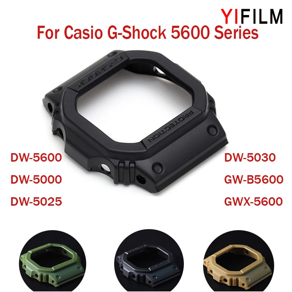 Yifilm กรอบนาฬิกาข้อมือซิลิโคน สําหรับ Casio G Shock DW5600 DW-5000 DW-5030 GW-B5600 GWX-5600 5600