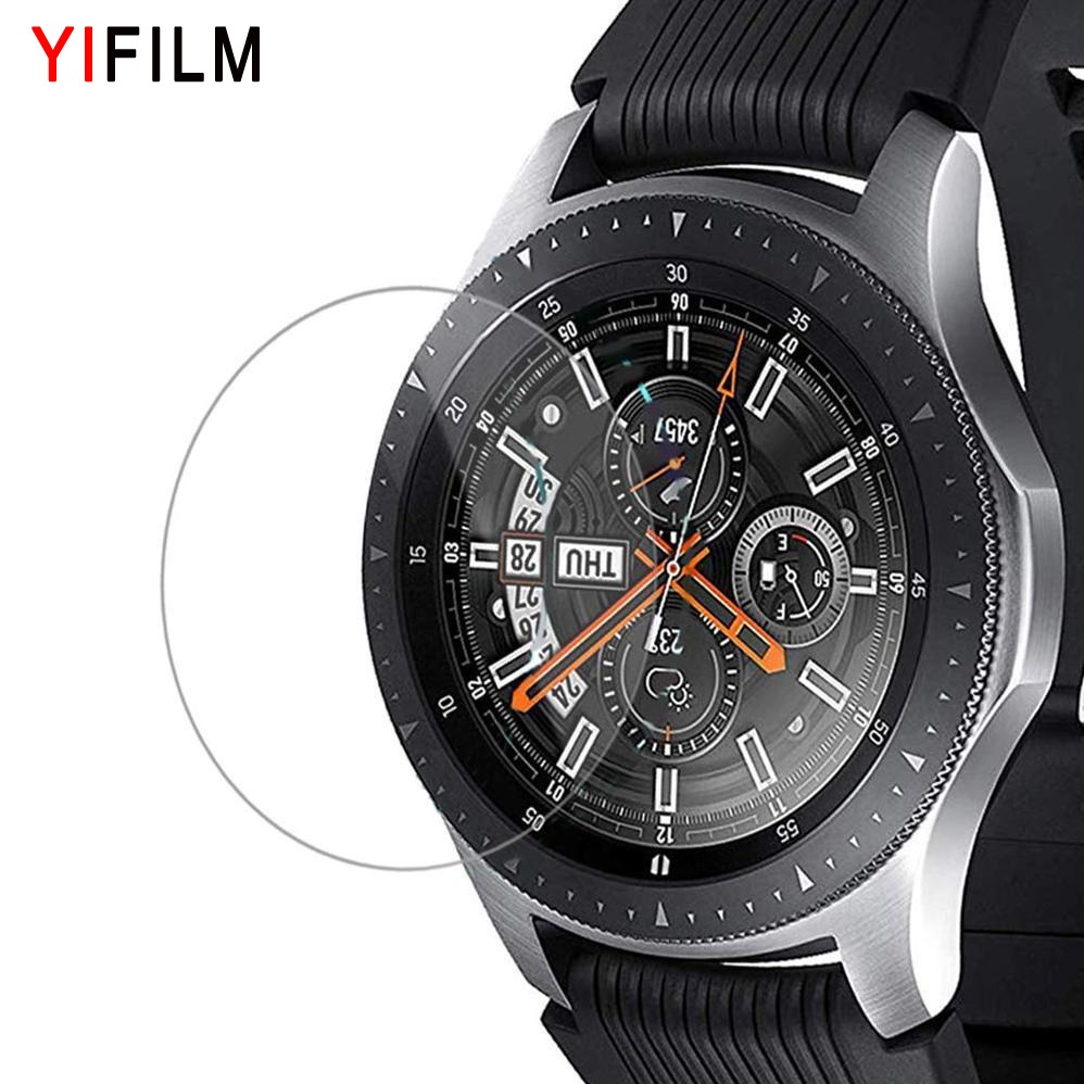 Yifilm ฟิล์มกระจกนิรภัยกันรอยหน้าจอ สําหรับ Samsung Galaxy Watch 46 มม. 42 มม. 4/ 3 45 มม. Samsung Gear S3 Classic Frontier