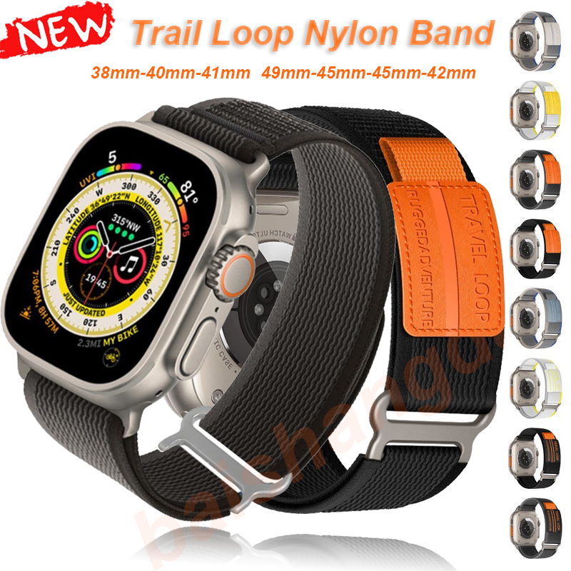 สายนาฬิกาข้อมือ สําหรับ iwatch Band 44 มม. 45 มม. 40 มม. 49 มม. 41 มม. 45 มม. 38 มม. 42 มม. iWatch Ultra series 7 6 5 4 3 se 8