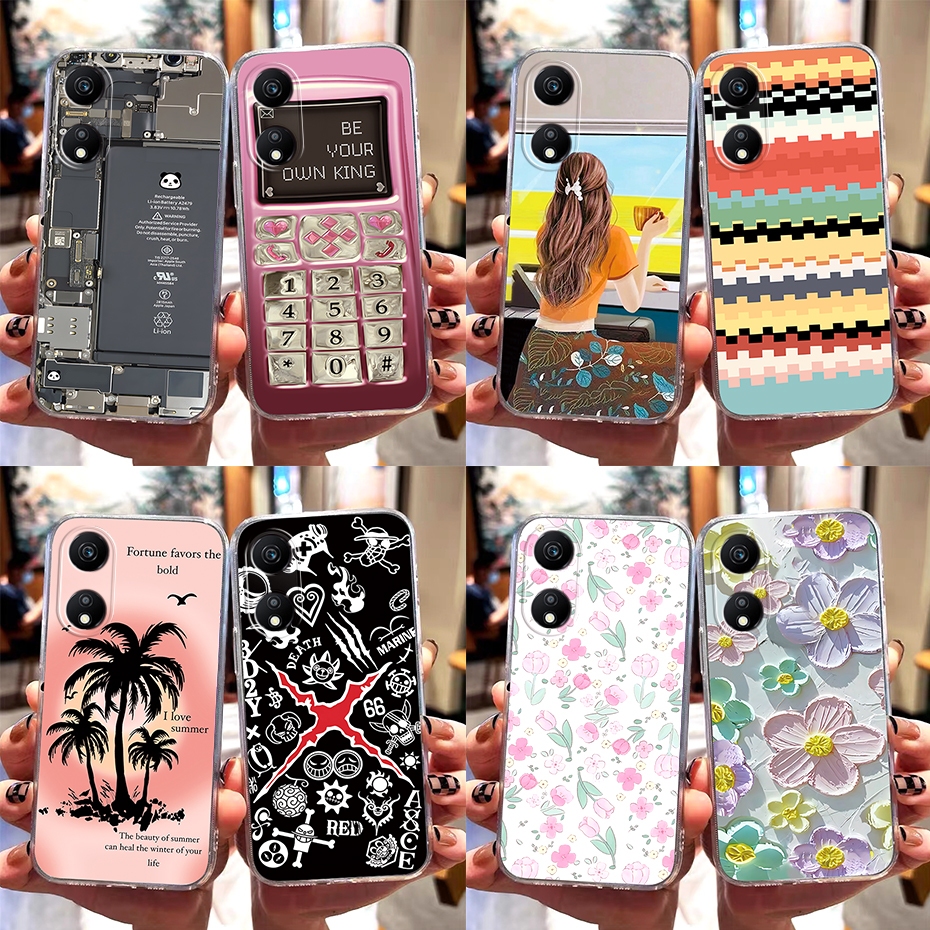 เคสซิลิโคนนิ่ม ป้องกัน ปิดด้านหลัง สําหรับ Honor X5 Plus 2023 Honor WOD-LX1 WOD-LX2 WOD-LX3 X5plus