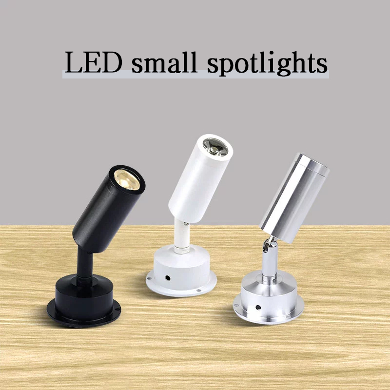 ไฟสปอตไลท์ led 3W ไฟเพดาน led AC220V หลอดไฟติดพื้นผิว สําหรับตู้โชว์