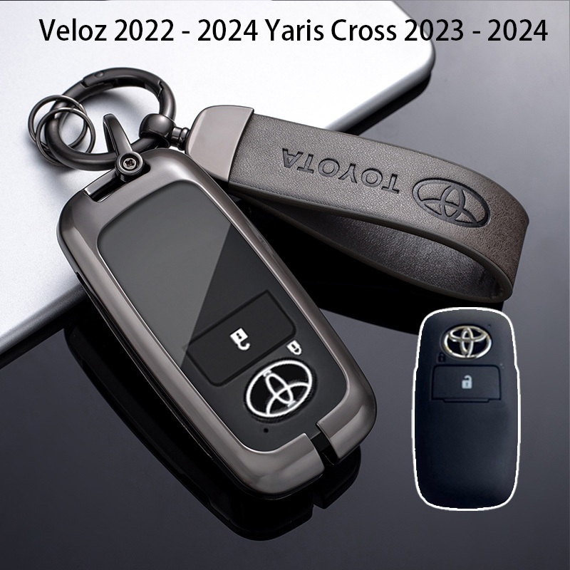 ปลอกกุญแจ For Toyota Veloz 2022 - 2024 Yaris Cross 2023 - 2024 พวงกุญแจรถยนต์