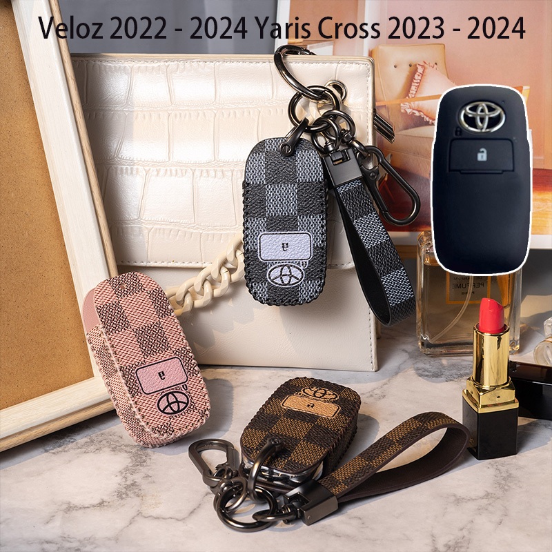 ปลอกกุญแจ For Toyota Veloz 2022 - 2024 Yaris Cross 2023 - 2024 พวงกุญแจรถยนต์