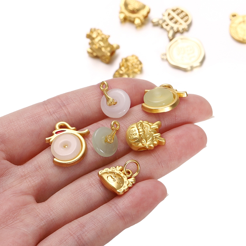 St. kunkka 2 ชิ้น จี้สร้อยคอ สร้อยข้อมือ สไตล์จีน 2024 สําหรับทําเครื่องประดับ DIY — صورة 5
