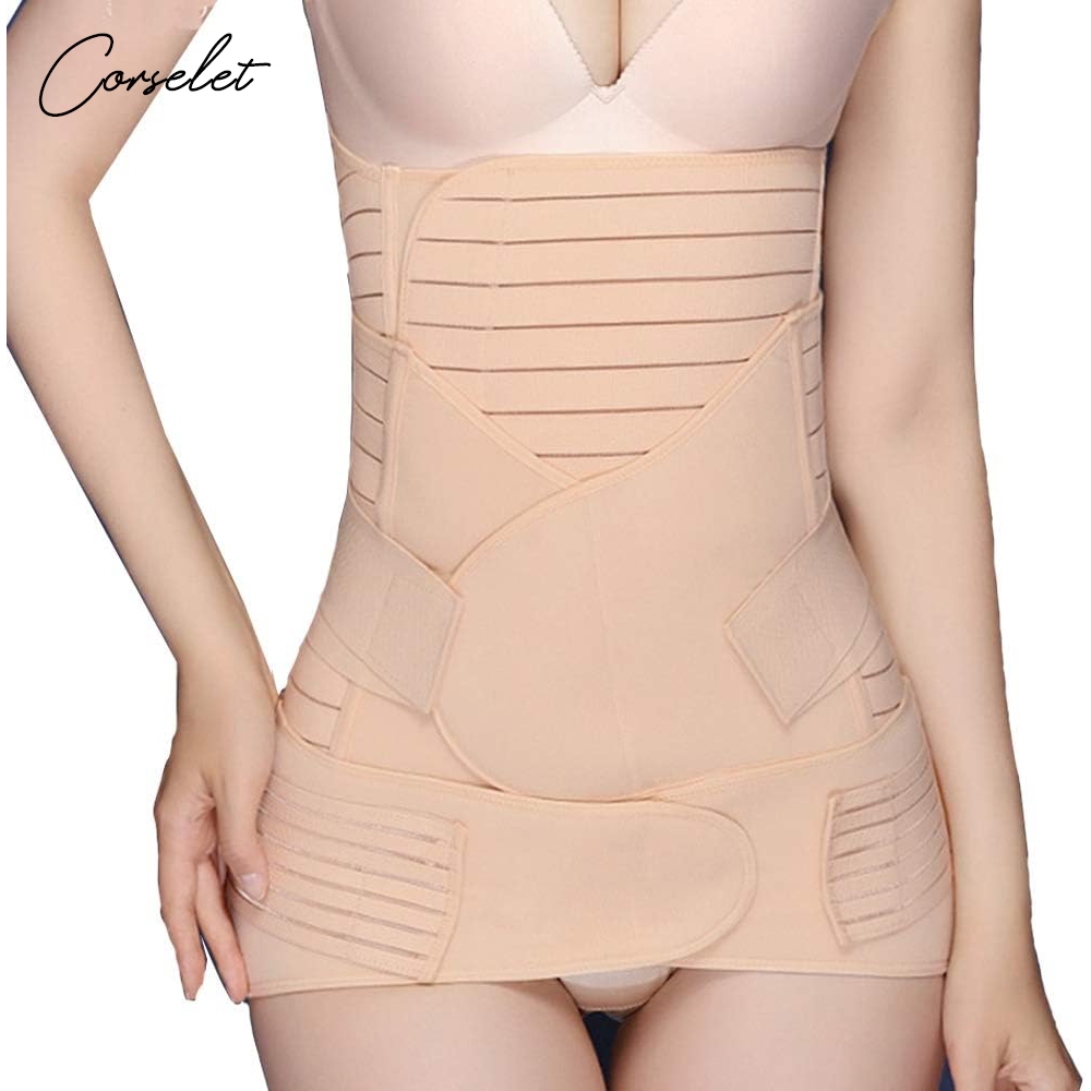 CORSELET 3 in 1 เข็มขัดรัดหน้าท้องหลังคลอด ผู้หญิง หลังคลอด ผ้ารัดหน้าท้องหลังคลอด เข็มขัดกระชับสัดส่วน ที่รัดเอว s ไซส์ใหญ่ แผ่นรัดหน้าท้อง ชุดกระชับสัดส่วน ระบายอากาศ corset รัดเอว รัดพุงผู้หญิงอ้วน