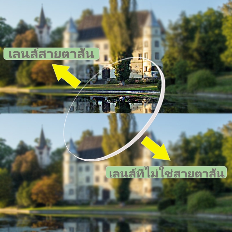 แว่นสายตาสั้น แคทอาย ผู้หญิง ออกแดดเปลี่ยนสี ตัดแว่นสายตา 0° ถึง -600° กรอบแว่น กันแสง เลนส์ออโต้ ออกแดดเปลี่ยนสีใน5วิ กันUV99%