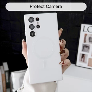 เคส Samsung S20 Ultra S20 Plus S20 FE เมทัลลิค ต่อต้านลายนิ้วมือ แม่เหล็ก ชุบซิลิโคนอ่อน รองรับการชาร์จแบบไร้สาย กันกระแทก ปกป้องกล้อง ต่อต้านลายนิ้วมือ