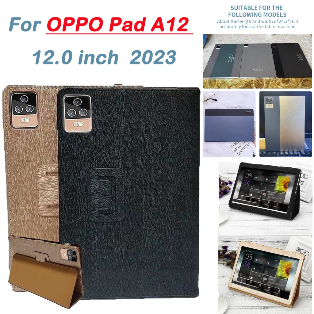 ใหม่ เคสแท็บเล็ตหนัง PU แนวตั้ง กันลื่น กันเหงื่อ คุณภาพสูง สําหรับ Oppo pad A12 12.0 นิ้ว Android 1