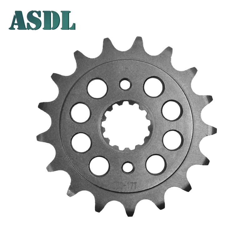 Asdl 520 17T รถจักรยานยนต์ปลอมเทคโนโลยีสเตอร์หน้าสําหรับ Kawasaki Road KLE500 B6F,B7F 2006-2007 KLE5