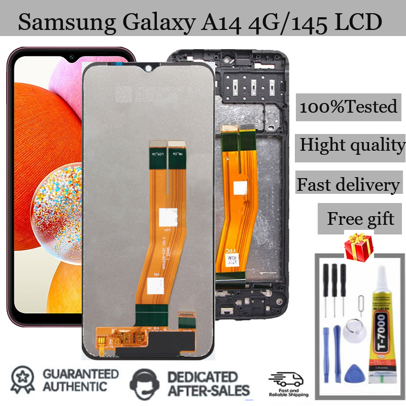 อะไหล่หน้าจอสัมผัส LCD แบบเปลี่ยน สําหรับ Samsung Galaxy A14 4G SM-A145F SM-A145F DSN SM-A145M SM-A1