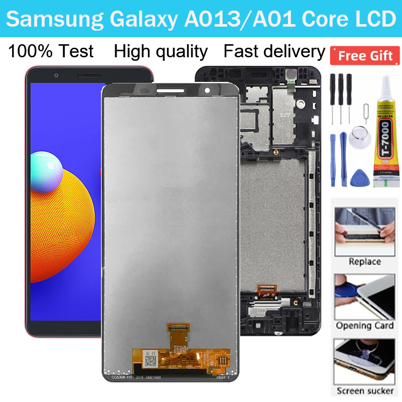 สําหรับ Samsung Galaxy A01 Core LCD A013 A013F A013G A013M/DS SM-A013G LCD Touch Screen Digitizer As