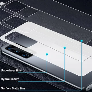 ♥ ฟิล์มไฮโดรเจล Hydrogel ฟิล์มกันรอยรอบตัวเครื่องใส ฟิล์มใส กันรอยหลัง สำหรับ Samsung S26 S25 S24 S23 S22 Ultra FE A17 A37 A57 A07 A16 A26 A36 A56 A06 A15 A25 A35 A55 A14 A24 A34 A54 A53 A73 A52 A32 A05 A42 กันรอยด้านหลังโทรศัพท์มือถือ แบบนิ่ม