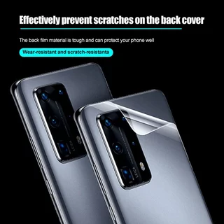 ♥ ฟิล์มไฮโดรเจล Hydrogel ฟิล์มกันรอยรอบตัวเครื่องใส ฟิล์มใส กันรอยหลัง สำหรับ Samsung S26 S25 S24 S23 S22 Ultra FE A17 A37 A57 A07 A16 A26 A36 A56 A06 A15 A25 A35 A55 A14 A24 A34 A54 A53 A73 A52 A32 A05 A42 กันรอยด้านหลังโทรศัพท์มือถือ แบบนิ่ม