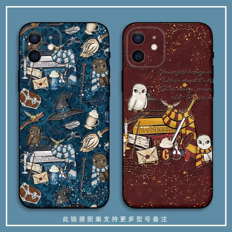 เคสโทรศัพท์มือถือ ซิลิโคน กันกระแทก ลายการ์ตูนแฮรี่พอตเตอร์ สําหรับ iPhone 14 Pro Max 13 12 Mini 11 XS XR X 8 7 Plus 6S 6 SE
