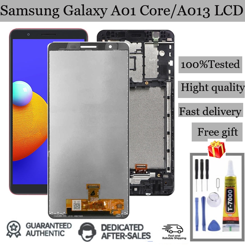 สําหรับ Samsung Galaxy A01 Core LCD A013 A013F A013G A013M/DS SM-A013G LCD Touch Screen Digitizer As