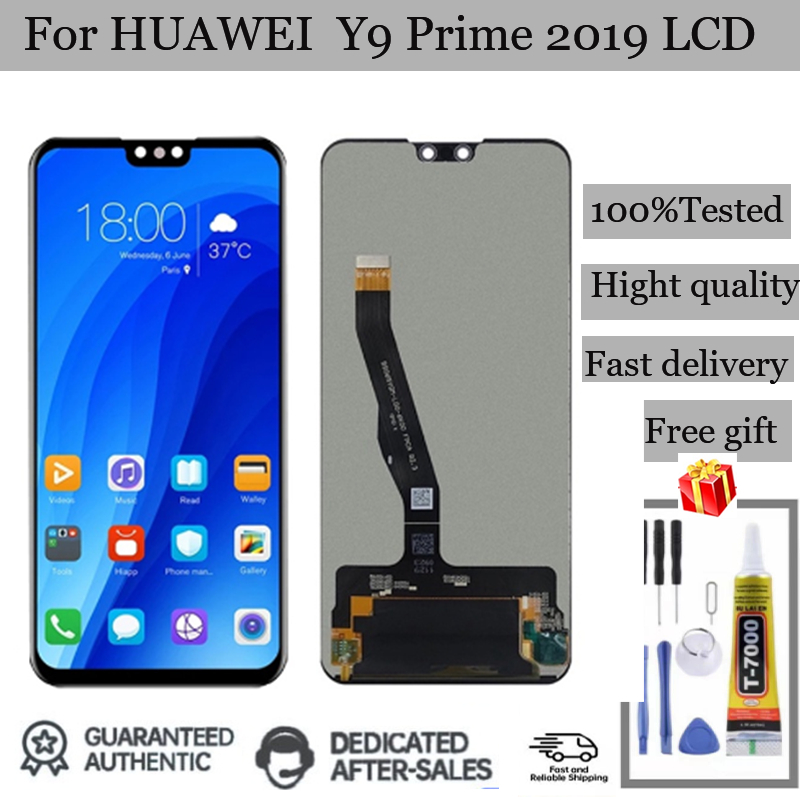 อะไหล่หน้าจอสัมผัสดิจิทัล Lcd แบบเปลี่ยน สําหรับ HUAWEI Y9 Prime 2019 STK-L21 STK-L22 STK-LX3