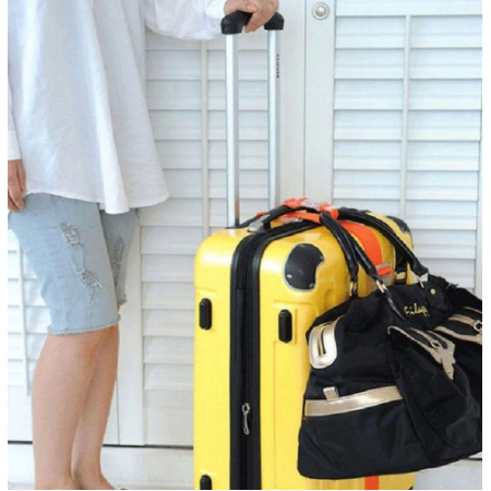 [พร้อมส่งในไทย] สายรัดกระเป๋าเดินทาง บทความคงที่ ความยาวปรับได้ แบบพกพา Luggage strap