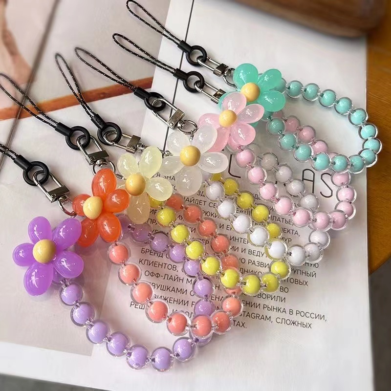 พวงกุญแจโทรศัพท์มือถือ แบบสั้น ป้องกันการสูญหาย สีสันสดใส