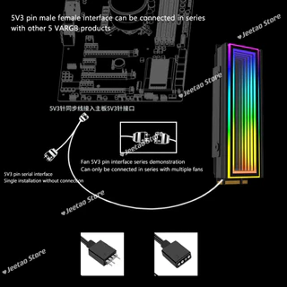 Ice Whale S30 M. 2 โซลิดสเตทไดรฟ์ SSD 2280 ฮีทซิงค์ ARGB ประสิทธิภาพแสงอลูมิเนียมทั้งหมดฮีทซิงค์ช่อง nvme กระจกพันชั้น