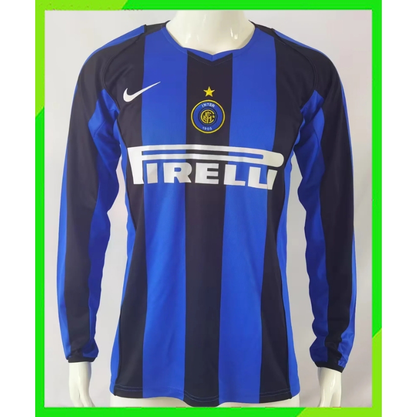 Stankovic เสื้อแขนยาว สไตล์เรโทร 04-05 Inter Milan คุณภาพดี#25 อ่า
